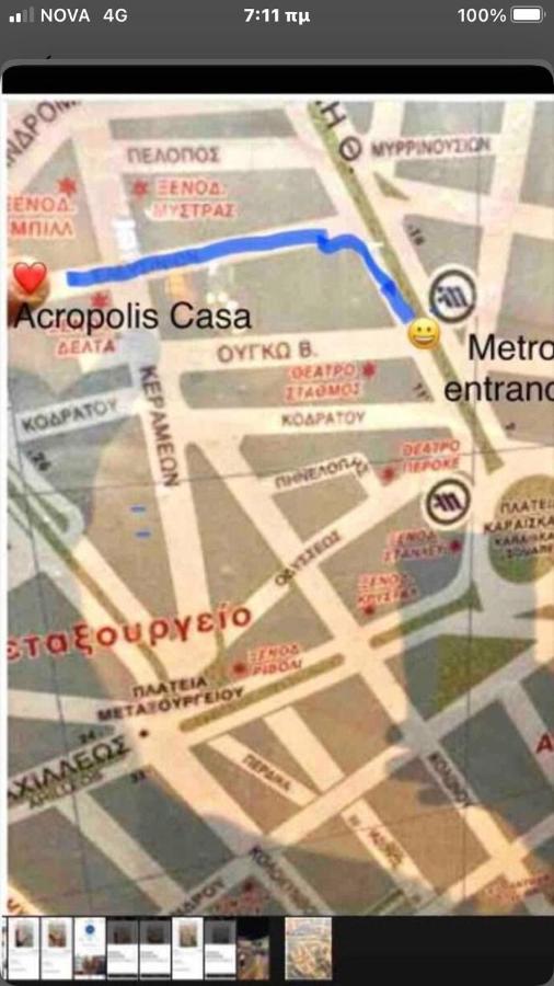 Acropolis Casa Historical Centre Top Floor Luxury Suite 150 Meters To Metro Athens Exterior photo